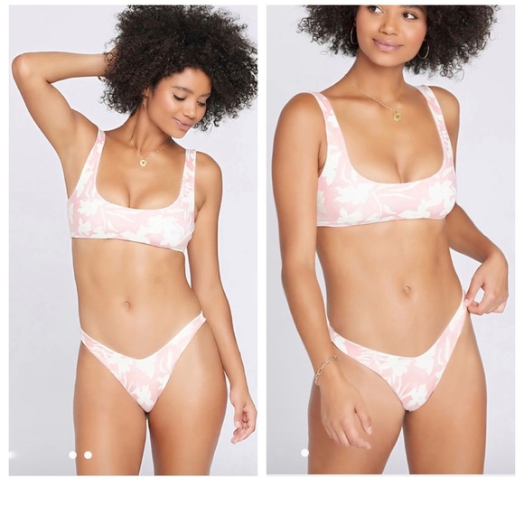 L*Space Paradise Blooms Bikini Set, Lizzie Top & Cabana Bottom, NWT - Picture 6 of 16
